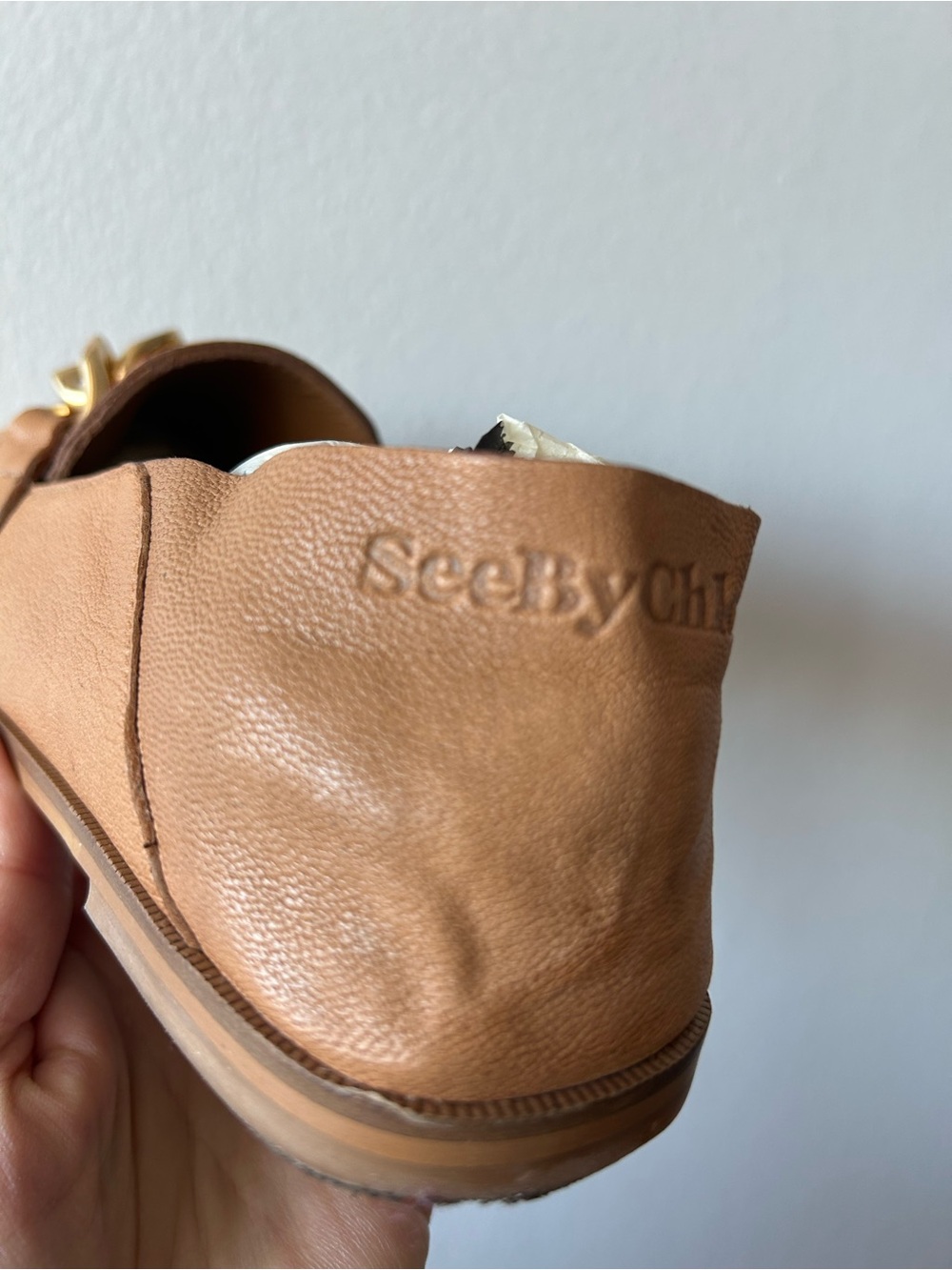 SEE BY CHLOÉ Fringe Flap Loafers in tan - Picture 15 of 15